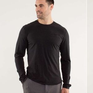 lululemon Men’s 5 Year Basic Long Sleeve Tee Classic Stripe
